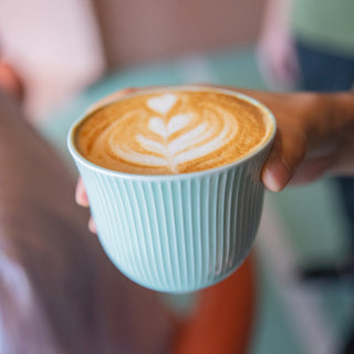 Loveramics Embossed Cup - Celadon Blue